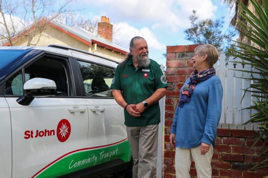 Community Transport Services team members safely brings residents and their carers to medical appointments.