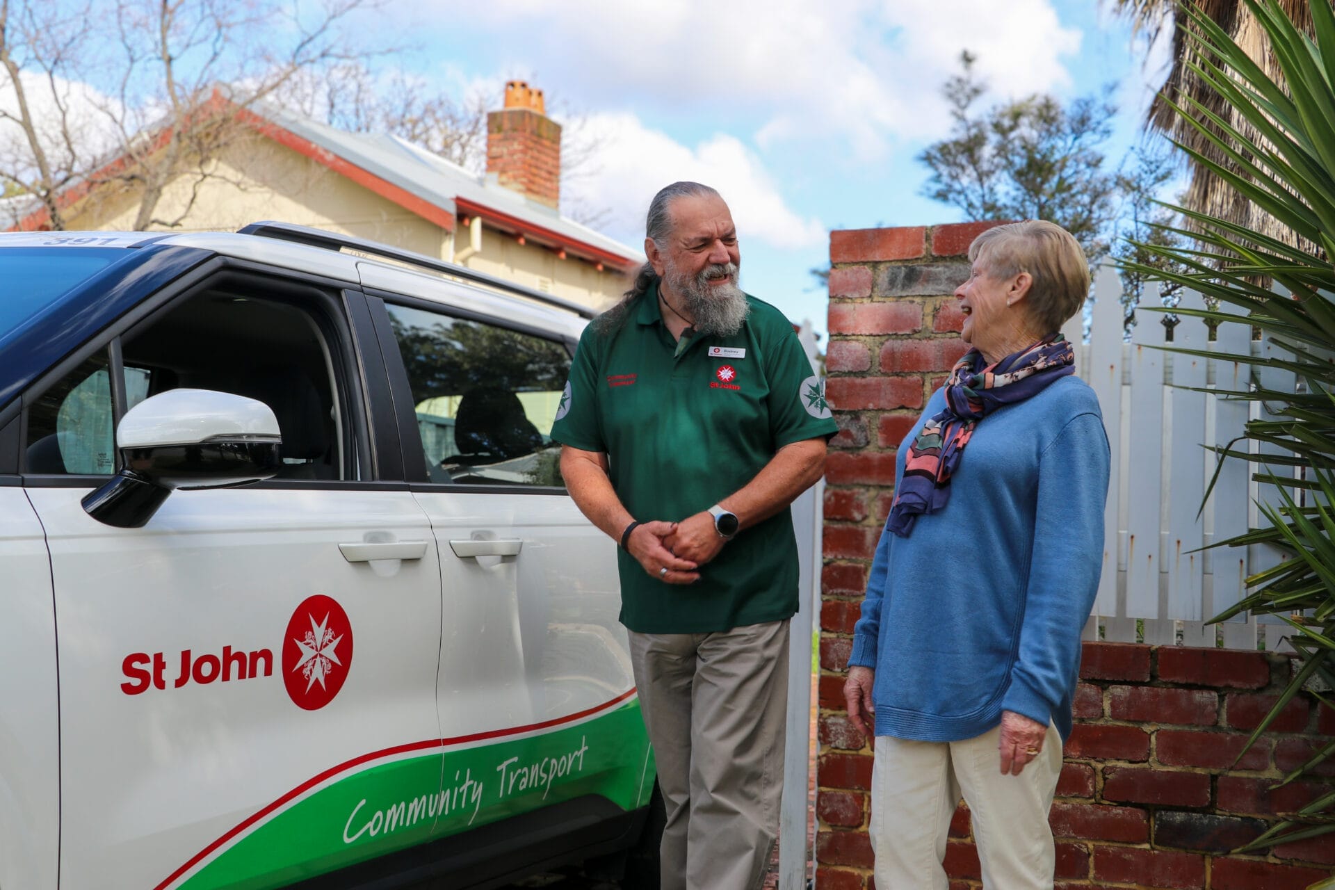 Community Transport Services team members safely brings residents and their carers to medical appointments.