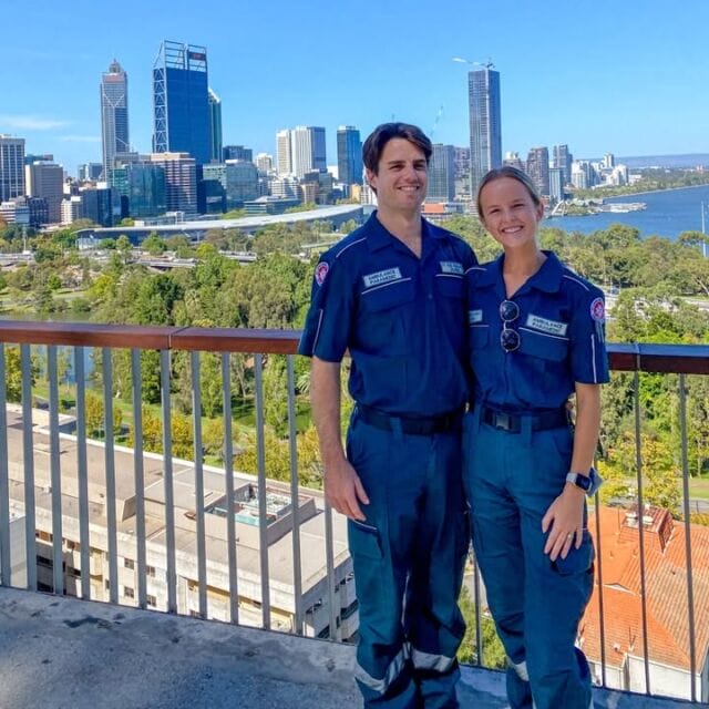 A couple since their university days in Queensland, Helena and Jorge's careers as paramedics have taken them around the world. 🌏

Not only have they served as paramedics in Australia, they worked for the busy London Ambulance Service during one of the most turbulent times in modern health care: the COVID-19 pandemic. Now they've settled in Western Australia and are excited to be part of the team here at St John WA.

Learn more: https://news.stjohnwa.com.au/a-paramedic-pair-in-step-and-in-service/