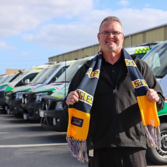 Thanks to those who help the helpers.

This weekend, one of our behind-the-scenes legends steps into the spotlight. Mike Ivanovski – ambulance fleet maestro and West Coast Eagles superfan – will toss the coin at Optus Stadium.

If you’ve ever been in a St John WA vehicle – a community car, an Event Health Services rig, a patient transport van, or an ambulance – odds are Mike had a hand in keeping it on the road. 

For over 35 years, he’s worked quietly and tirelessly to make sure our crews can roll out safely, no matter what.

To Mike, and the hundreds like him who help the helpers in emergency services: thank you.