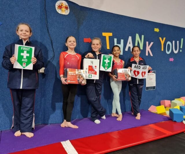 West Coast Gymnasts Inc. are ready for anything now they have brand new first aid kits, signage and a cabinet for their defibrillator 🤸

After we did a St John Safe workplace assessment at their centre in Malaga, we proudly donated the items to ensure they are fully prepared for any first aid needs. 

Marie Greene, Operations Manager at West Coast Gymnasts, said: "I just wanted to extend a heartfelt thank you for the generous donation of the first aid kits, signage, and cabinet. We’re incredibly grateful for your support - it’s made a real difference in helping us create a safer and more prepared environment for our team and families."