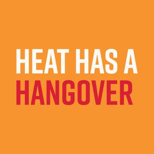 The effects of a heatwave don’t disappear with the sun. Keep checking on the people around you, even when the temperature has dropped. Heat has a hangover.

https://www.health.wa.gov.au/Articles/A_E/Extreme-heat-and-heatwaves