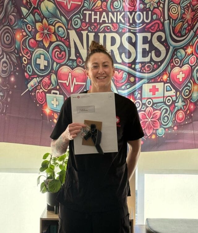 The celebration of our nurses continues! 🎉
 
Congratulations to the seven winners of St John Health’s Nurse of the Year Awards – Grace Gawlu, Krystal Malone, Pippa Chard, Rose Ann Richards, Helen Gillon, Kerry Bruhn and Adrianna Cicchini (pictured).
 
Each of these nurses always takes on challenges with enthusiasm and determination to get the very best for their patients. You can meet our great nurses at the six St John Health Urgent Care locations across Perth metro.