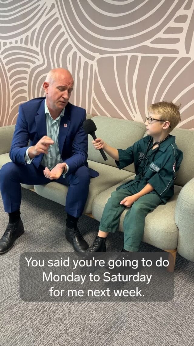 Harrison interviews our Group CEO, Kevin Brown - round two! 🎤

In this week's reel, the succession plan for Harrison to take over St John WA starts to take shape. And we hear all about how young people can take the first step in their career via the St John Academy 💚