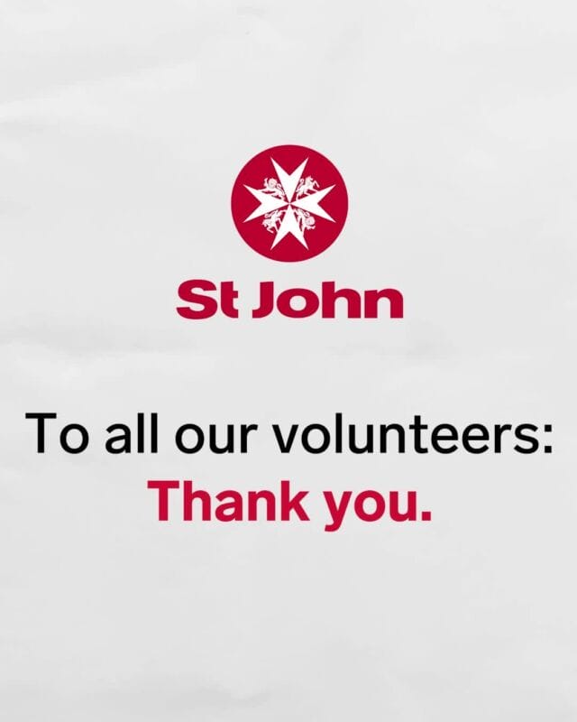 St John WA volunteers come from all walks of life but have one thing in common — their dedication to a safer Western Australia.
 
Thank you to all our volunteers, their friends and their families. You give up so much to make our communities happier, more resilient, and better prepared.
 
This National Volunteer Week, we’re giving it up for you.
 
If you’re not a volunteer but are interested in volunteering with St John WA, join us via the 'Volunteer' link in our bio 💚

#NVW2025 @volunteeringaustralia @volunteeringwa